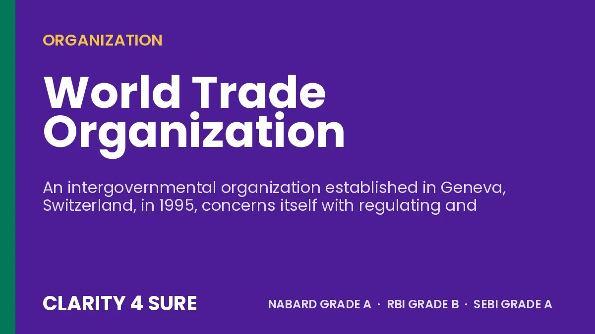 World Trade Organization