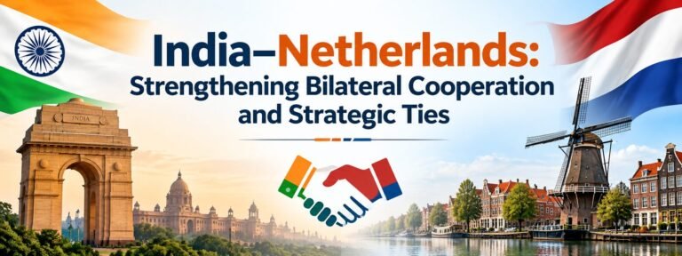 India–Netherlands: Strengthening Bilateral Cooperation and Strategic Ties