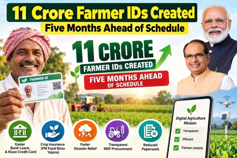 11 Crore Farmer IDs Created Five Months Ahead of Schedule