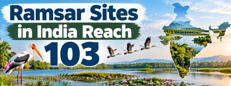 Ramsar Sites in India Reach 103