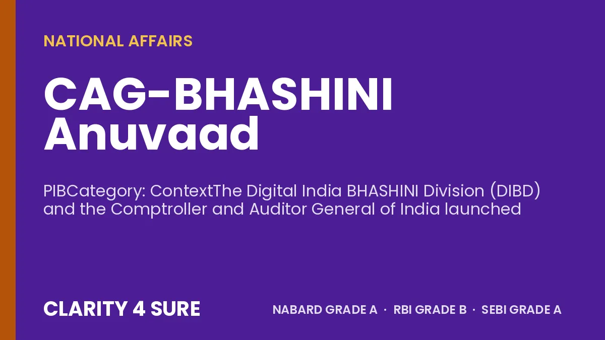 CAG-BHASHINI Anuvaad