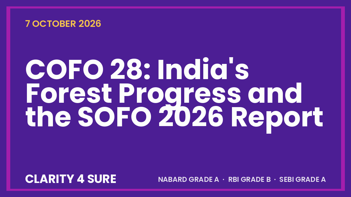 Daily Current Affairs (DCA) 07 October, 2026
