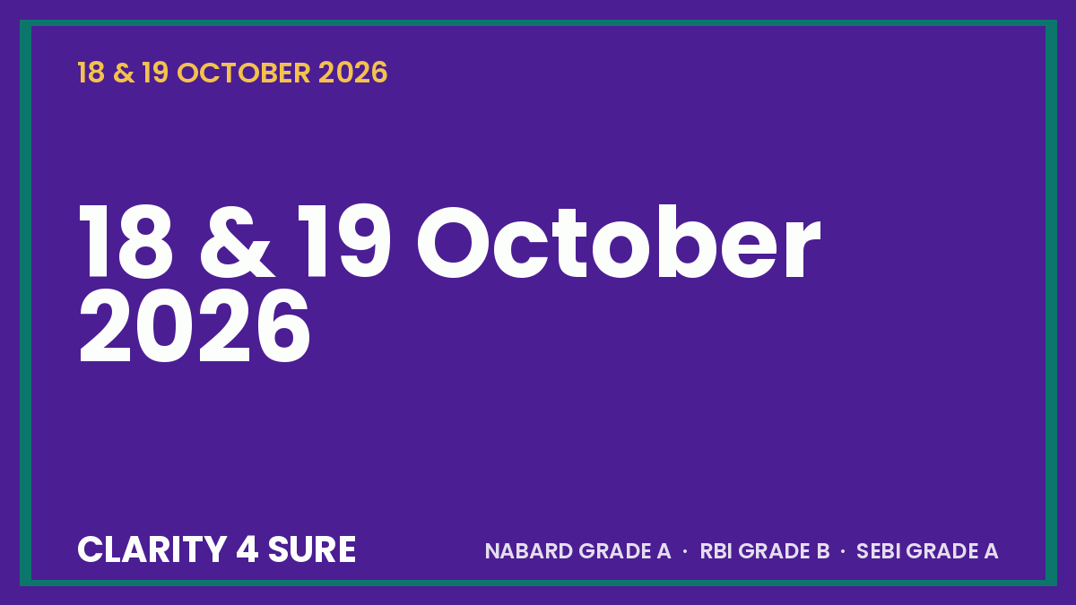 Daily Current Affairs (DCA) 18&19 October, 2026