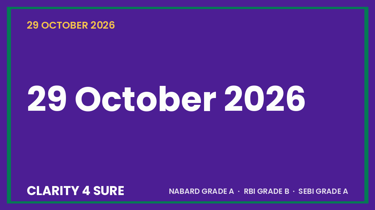 Daily Current Affairs (DCA) 28 October, 2026