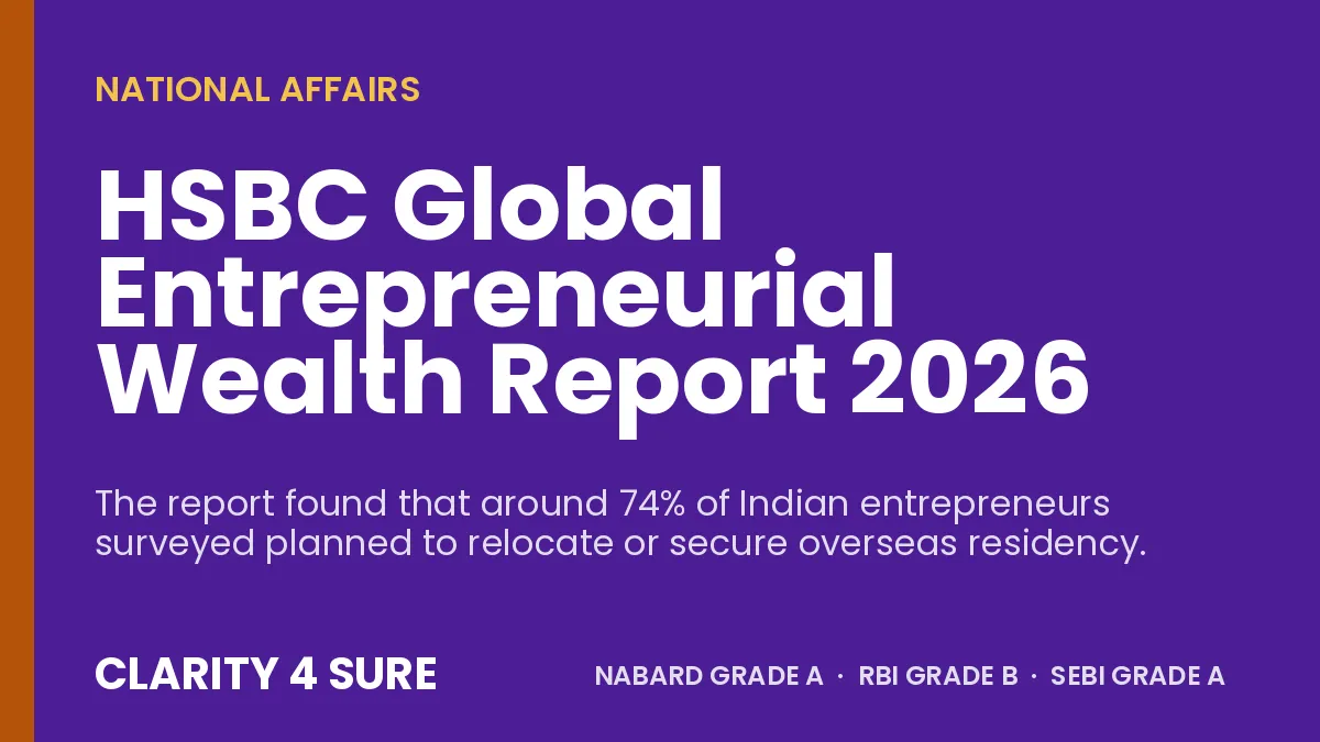 HSBC Global Entrepreneurial Wealth Report 2026