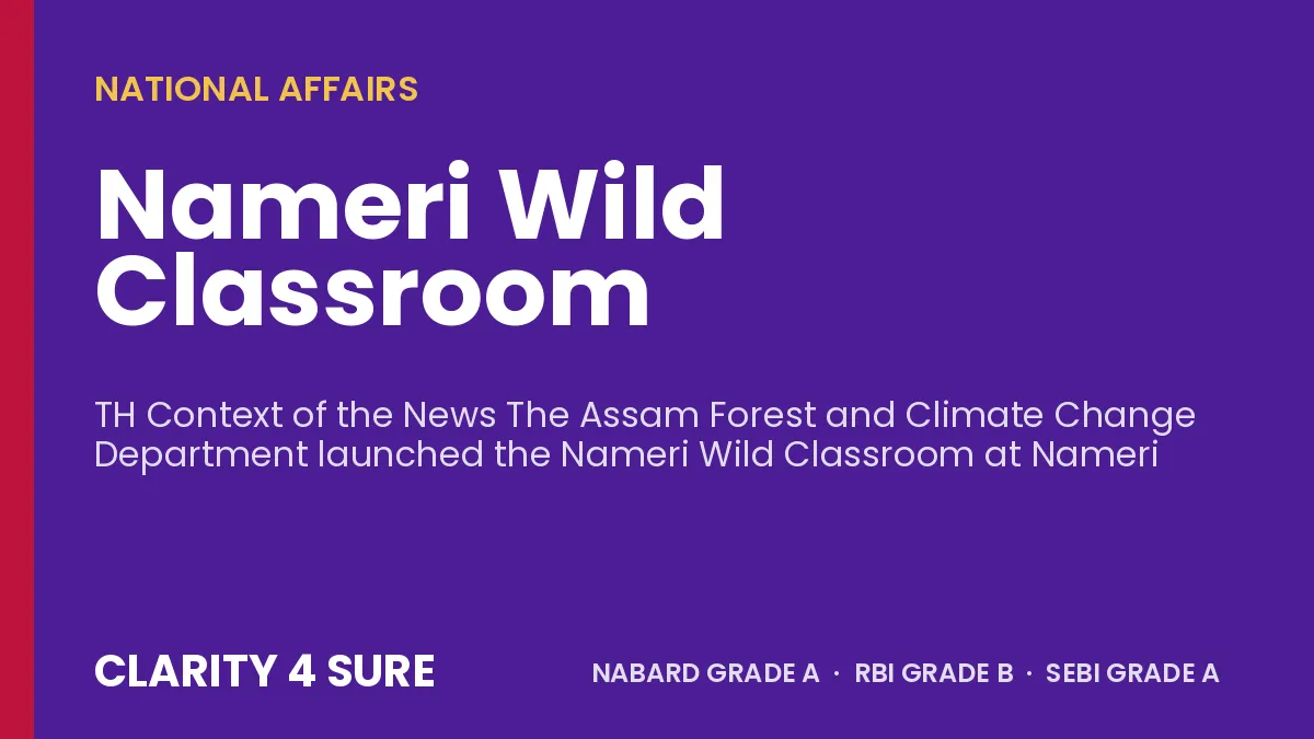 Nameri Wild Classroom