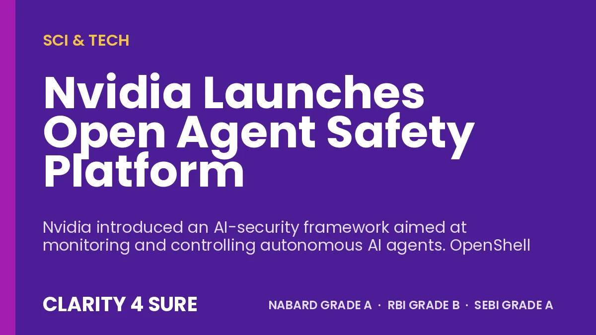 Nvidia Launches Open Agent Safety Platform