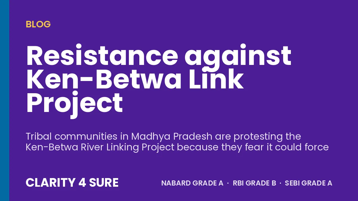 Resistance against Ken-Betwa Link Project