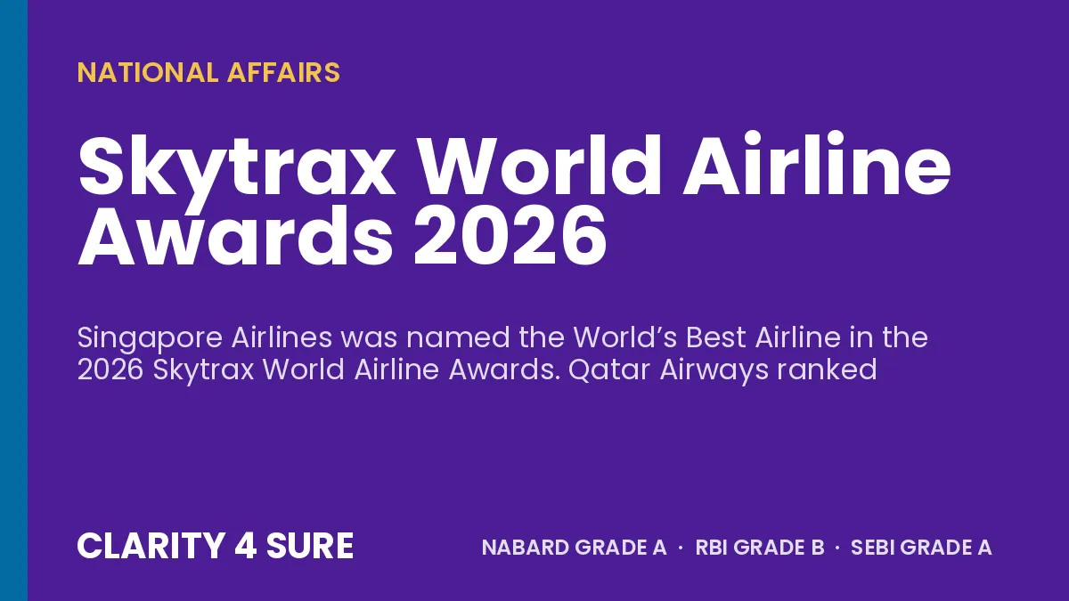 Skytrax World Airline Awards 2026