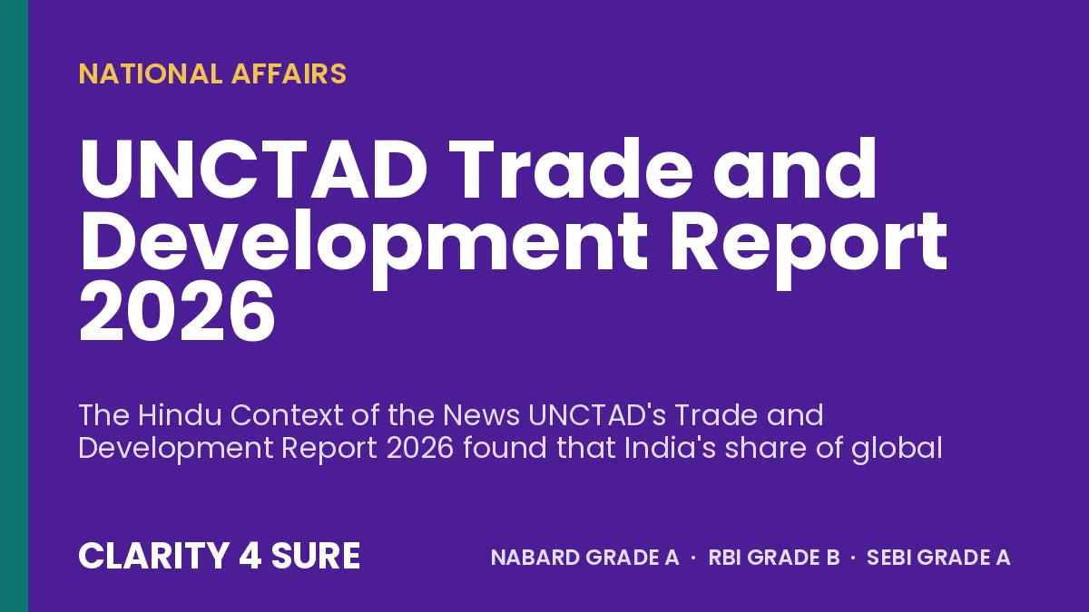 UNCTAD Trade and Development Report 2026